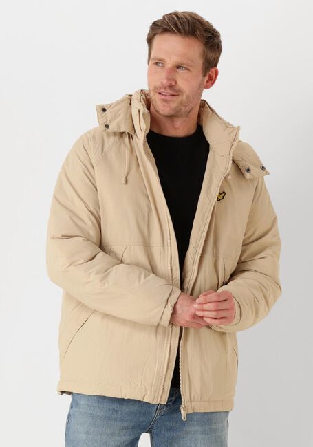 LYLE & SCOTT Jack PADDED PUFFER JACKET en beige - large