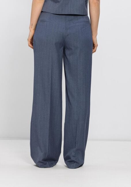 DANTE6 Pantalon ALAIN PINSTRIPE SMART PANTS en bleu - large