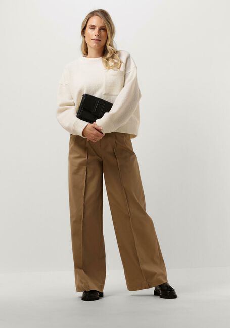 Camel VANILIA Wijde broek TWILL WIDE LEG PLEATS - large