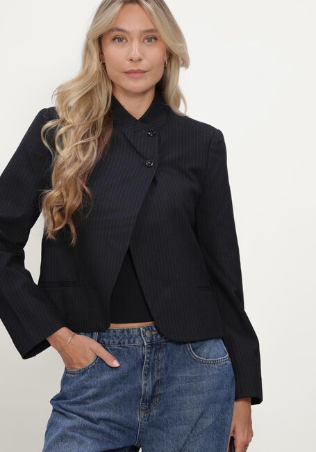 NEO NOIR Blazer TIRIA SLIM PINSTRIPE BLAZER Bleu fonc&eacute; - large