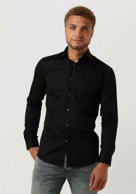 GENTI Chemise classique S0004-1109 en noir - large