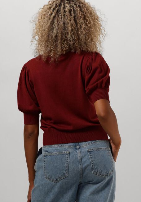 MINUS Haut LIVA KNIT TEE en marron - large