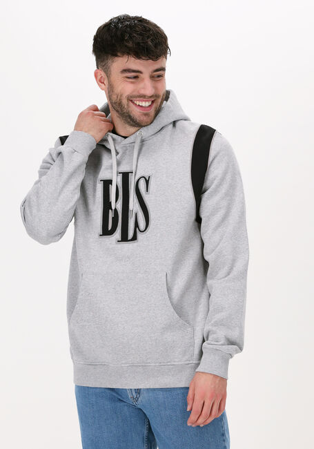BLS HAFNIA Chandail OG OUTLINE LOGO HOODIE en gris - large