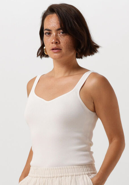 NEO NOIR Haut HANORA KNIT TOP en blanc - large