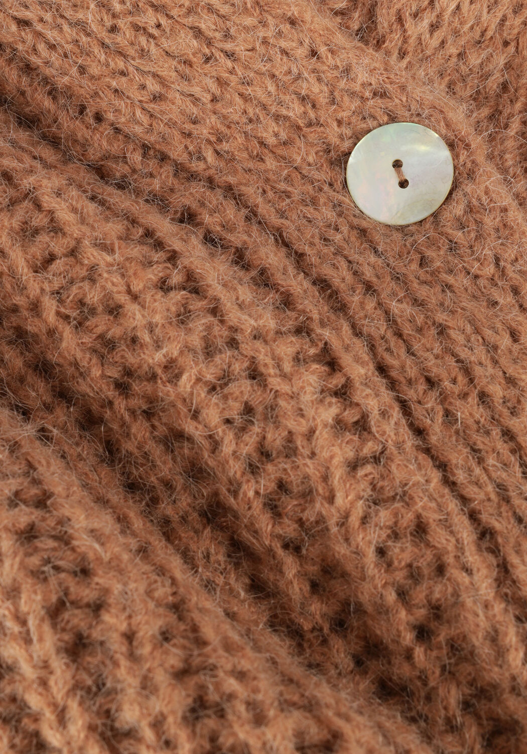 Camel BY-BAR Vest KATY CARDIGAN - large