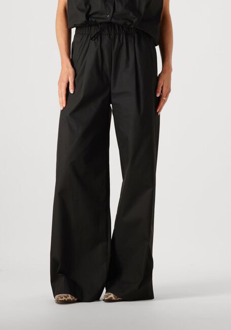 Zwarte BY-BAR Wijde broek BENJI POPLIN PANTS - large