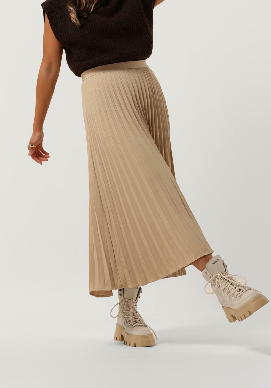 Plissé rok top dames