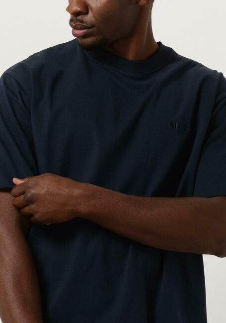 WOODBIRD T-shirt WBBAINE BASE TEE Bleu foncé - large