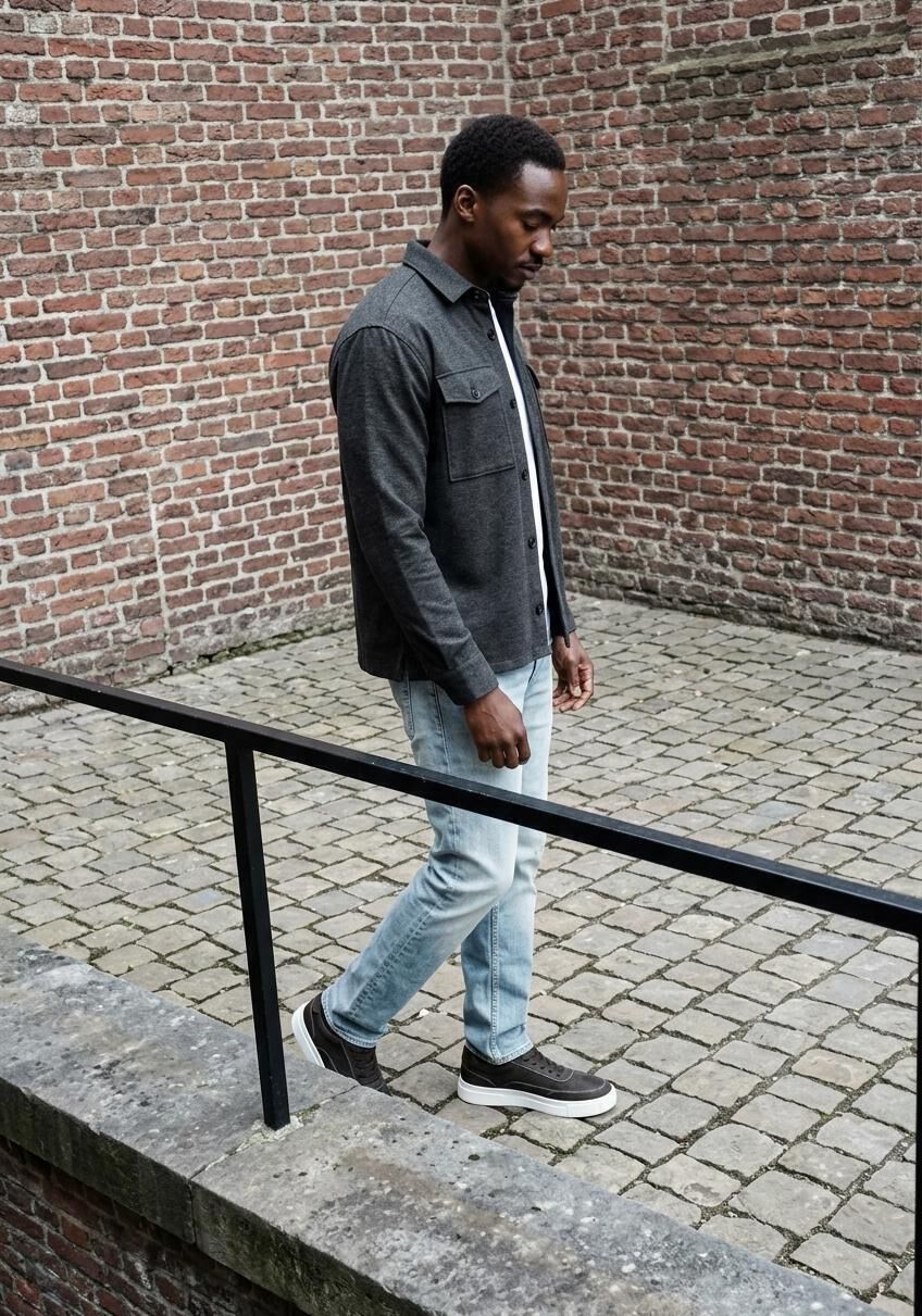 Grijze STEFANO LAURAN Sneakers STAR 001 - medium