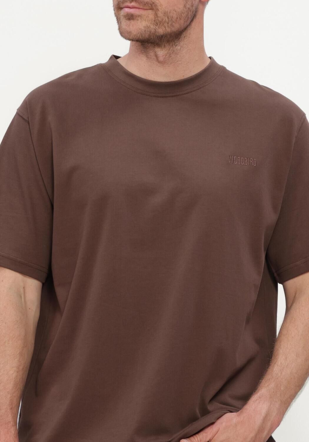 Bruine WOODBIRD T-shirt WBBAINE BASE TEE - large