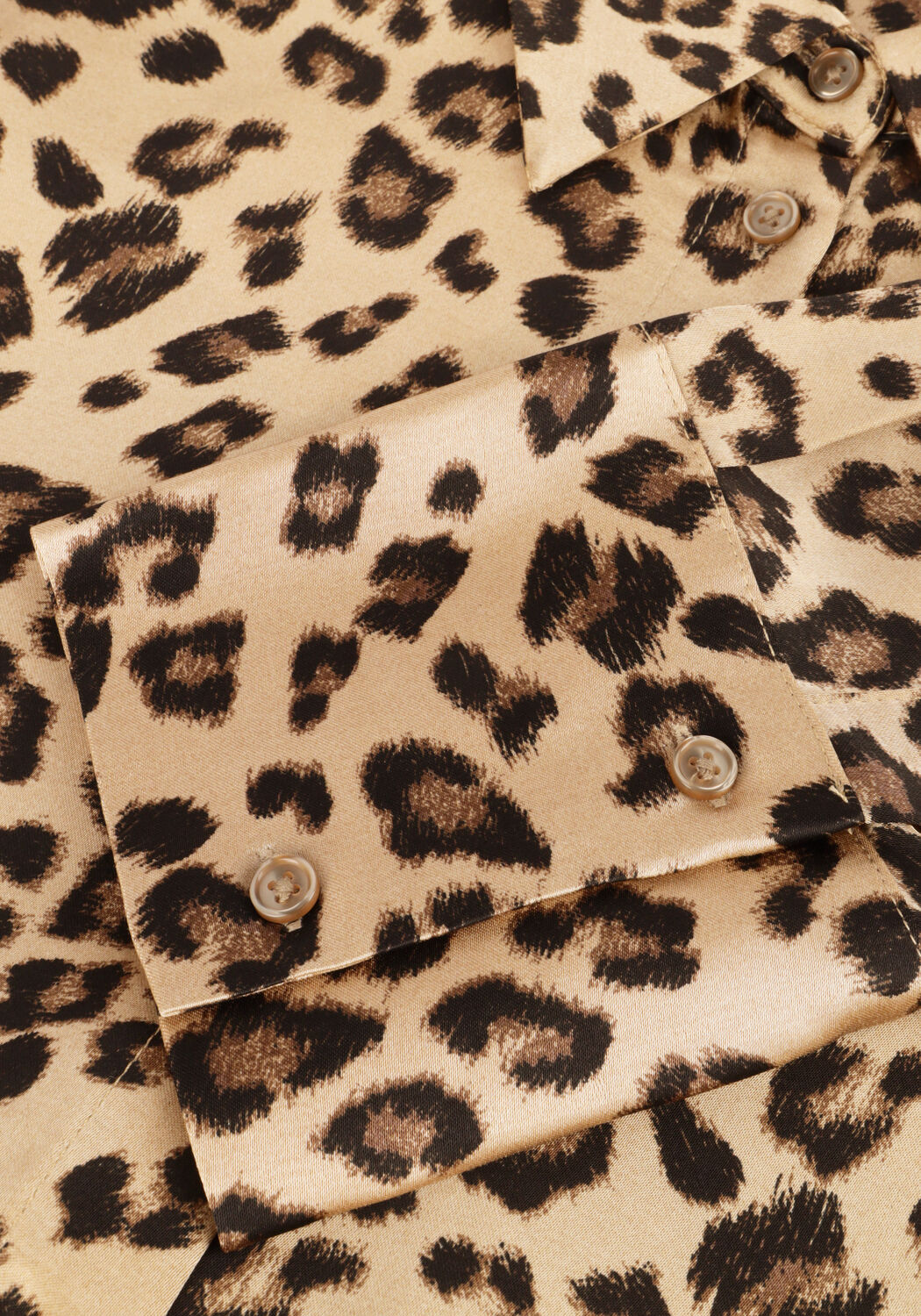 Bruine MSCH COPENHAGEN  MSCHCLARETTE IRIDA SHIRT AOP - large