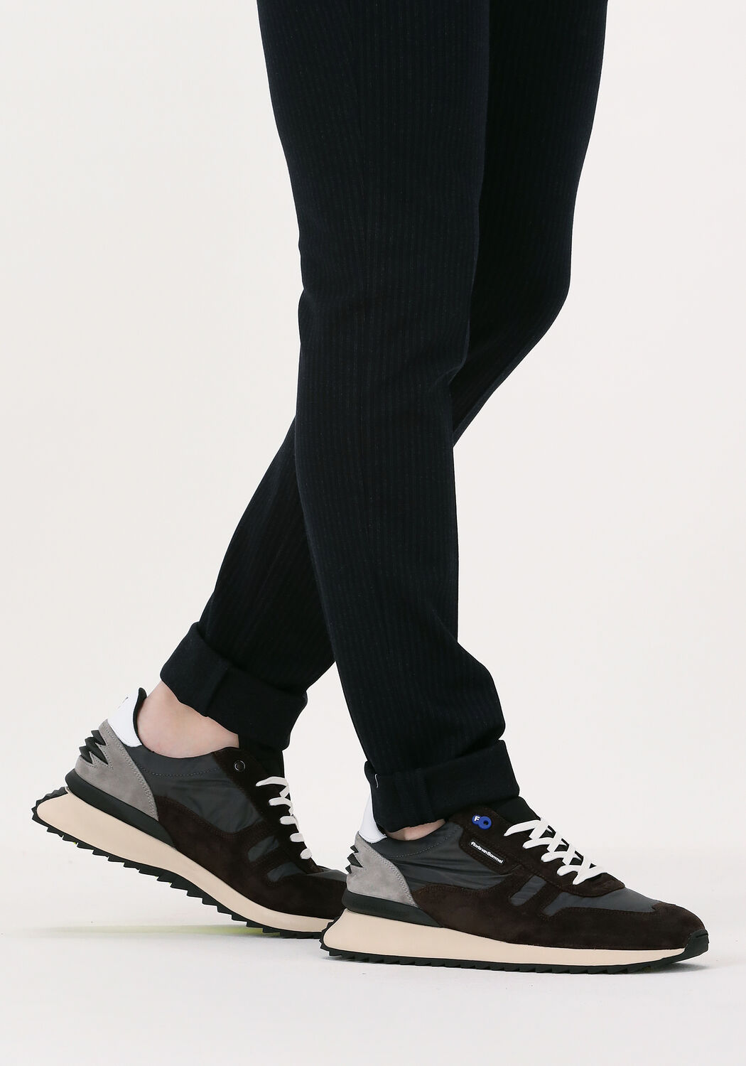 FLORIS VAN BOMMEL Baskets basses SFM-10116-01 en gris - large