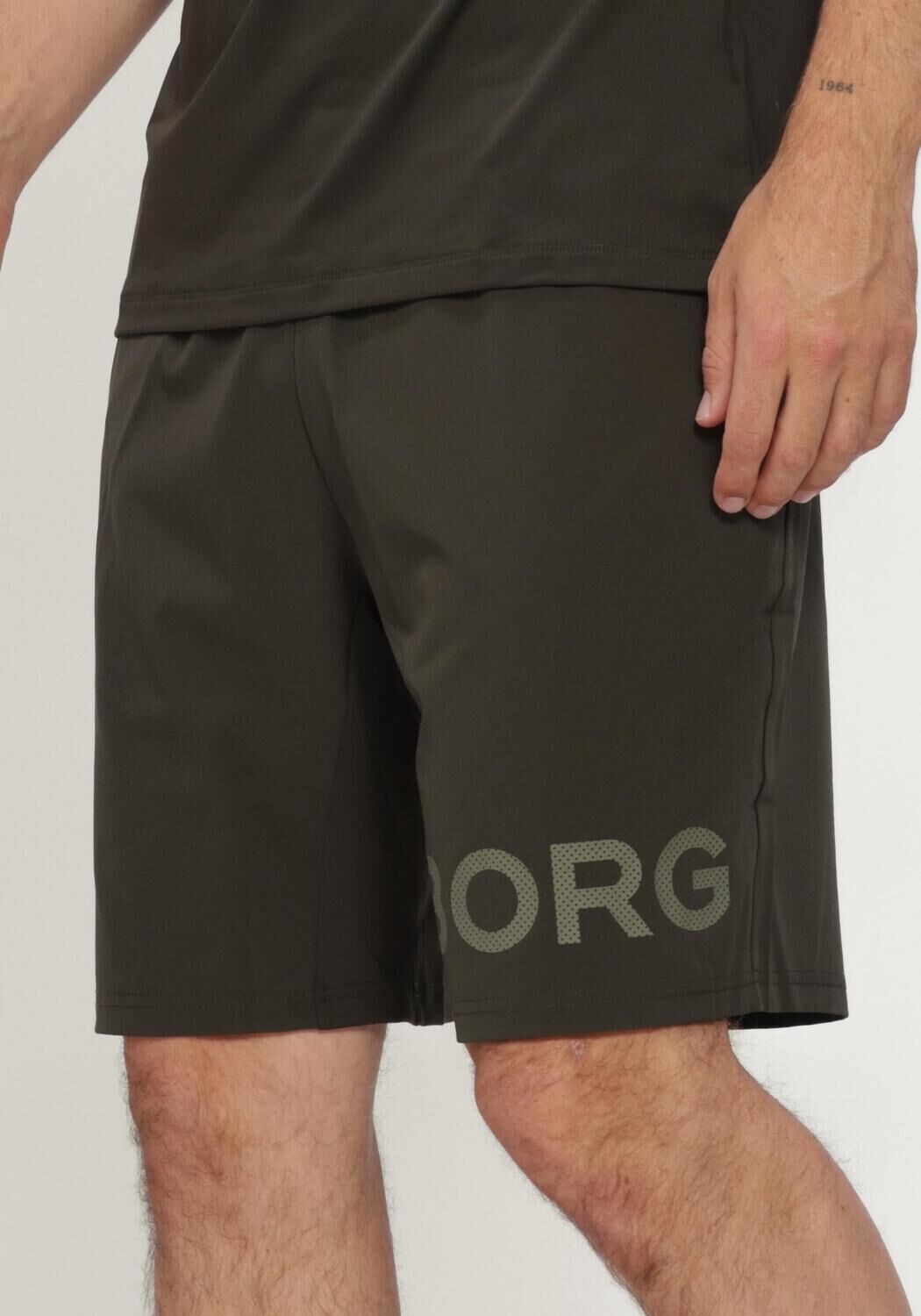 Khaki BJORN BORG Korte broek BORG 9 SHORTS - large