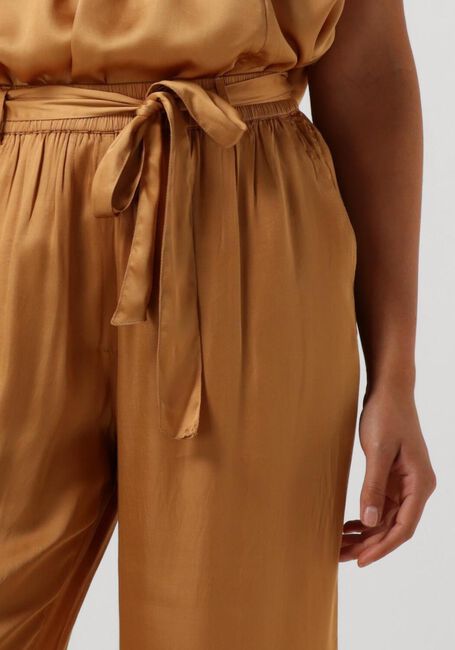 SUMMUM Pantalon PANTS SOLID SATIN en camel - large