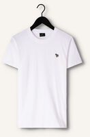 Witte PS PAUL SMITH T-shirt MENS SLIM FIT SS TSHIRT ZEBRA Witte PS PAUL SMITH T-shirt MENS SLIM FIT SS TSHIRT ZEBRA - medium
