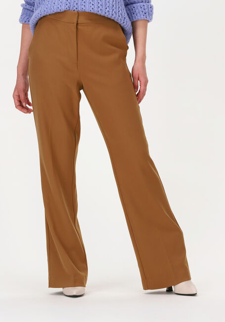 Y.A.S. Pantalon YASPOLAR HW PANT en marron - large