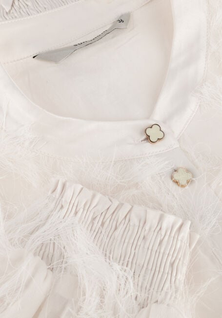Witte SUMMUM  BLOUSE FRINGE FLUFFY Witte SUMMUM  BLOUSE FRINGE FLUFFY - large