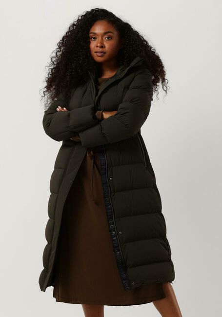 BEAUMONT Veste matelassé BI-STRETCH LONG COAT en vert - large