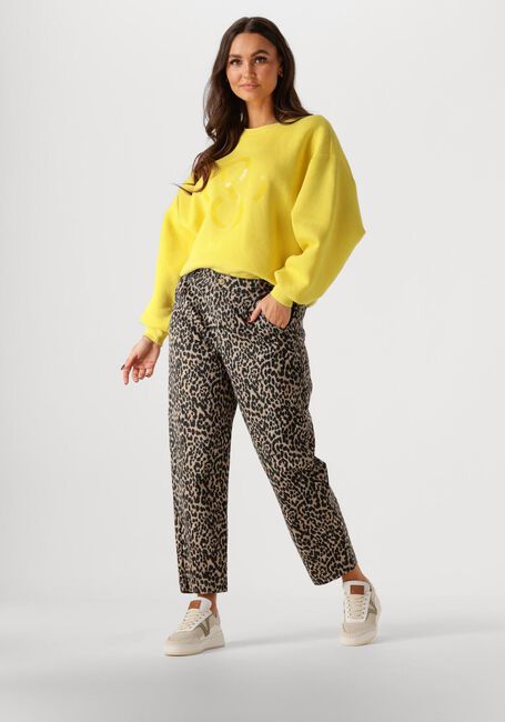 Gele SUMMUM Sweater SWEATSHIRT VINTAGE SWEAT - large