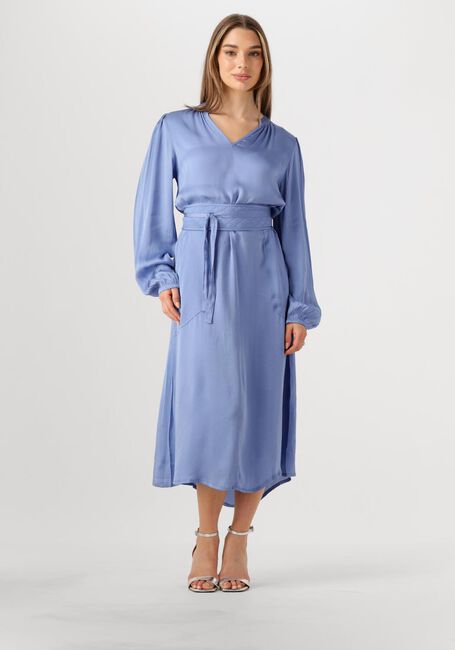 LOLLYS LAUNDRY Robe midi PARISLL MIDI DRESS LS en bleu - large