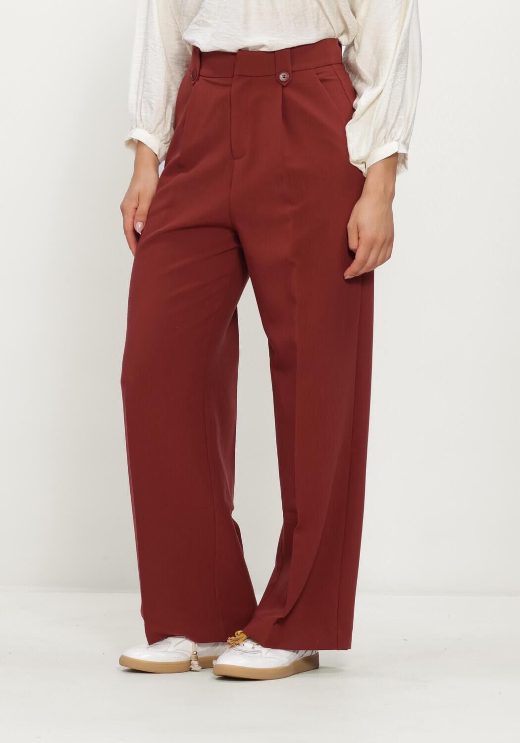 Bordeaux GRACE & MILA Wijde broek TROUSER - large