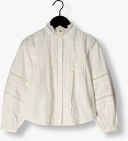 SCOTCH & SODA Blouse LONG-SLEEVED BRODERIE ANGLAISE DETAIL SHIRT Blanc