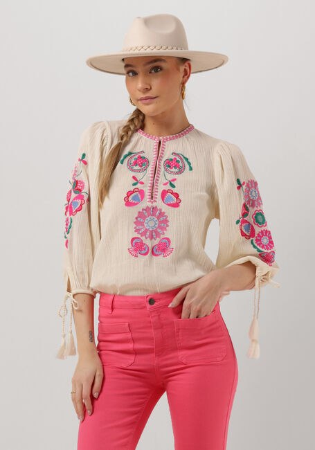 ANTIK BATIK MAGOO BLOUSE Blouses Cr&egrave;me - large