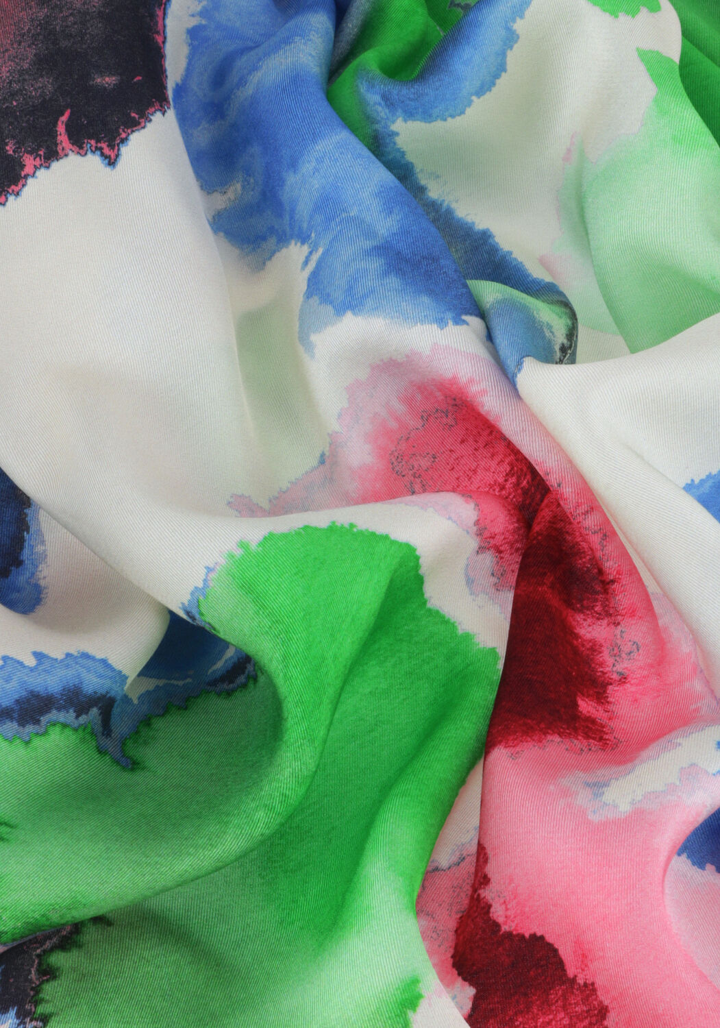 Multi JANSEN AMSTERDAM Maxi jurk NIENKE JURK WM 564 WRAP LONG PUFFED SLEEVE - large