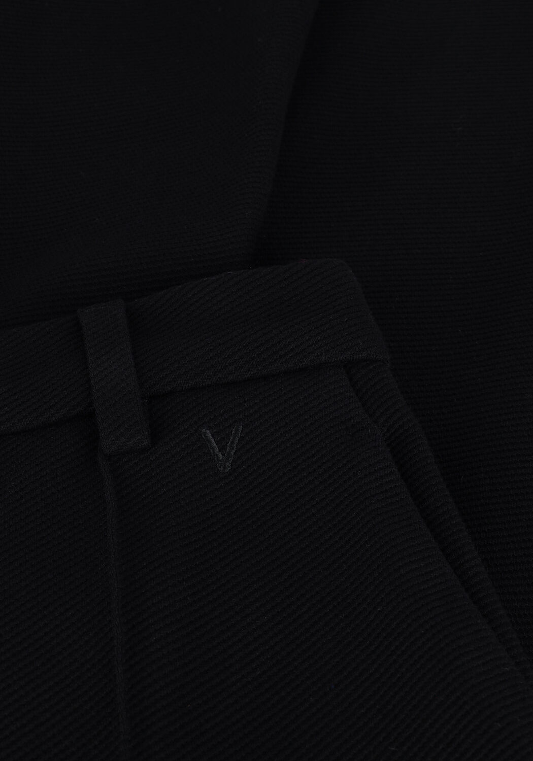 VANILIA Chino CLEAN RIB CHINO en noir - large