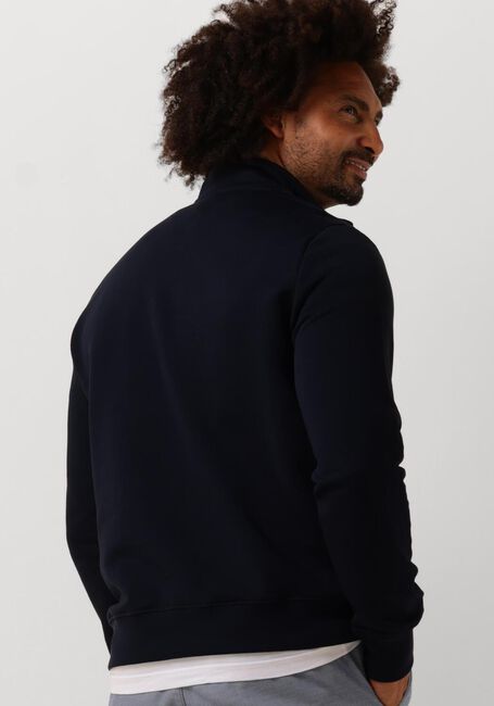 Donkerblauwe PS PAUL SMITH Trui MENS LS REG FIT HALF ZIP TOP ZEBRA - large