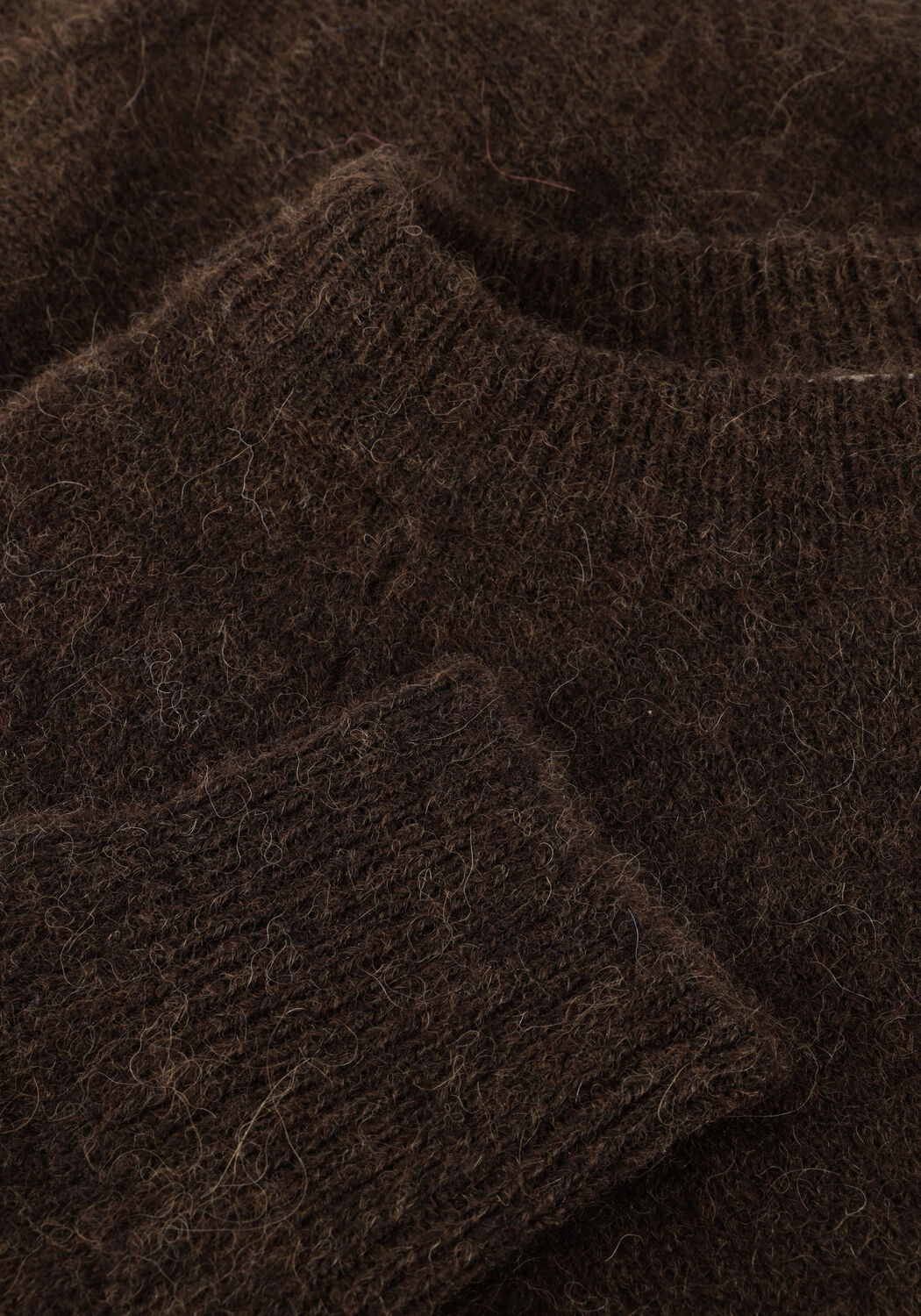 Bruine SELECTED WOMEN Trui SLFLULU LS KNIT O-NECK - large