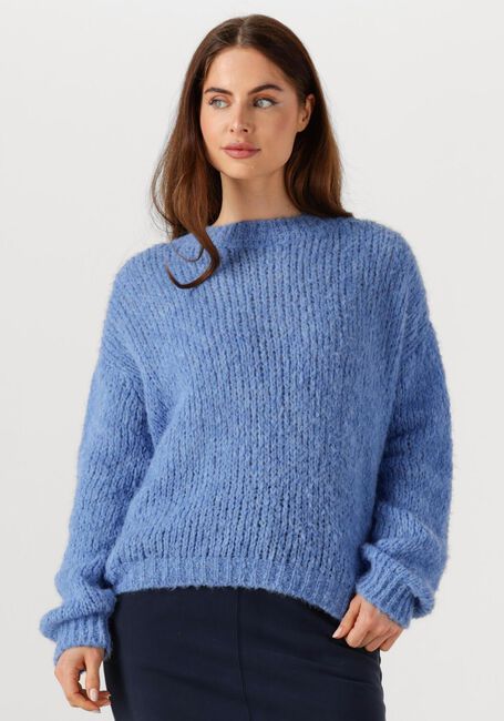 PENN & INK Pull JUMPER W25L246 en bleu - large