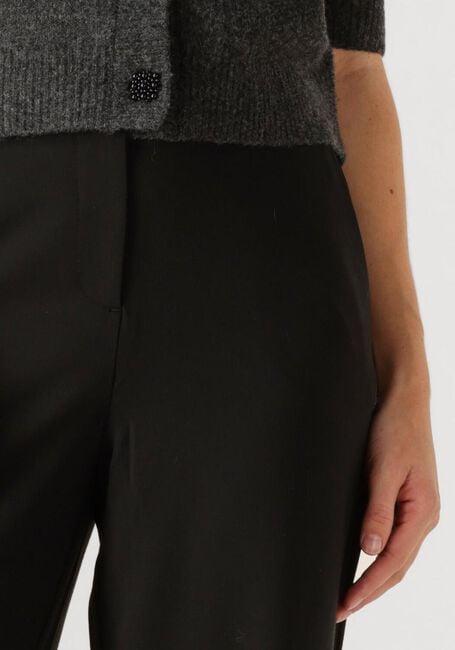 Zwarte MSCH COPENHAGEN Wijde broek MSCHMACY MICHELLE HW WIDE PANTS LONG - large