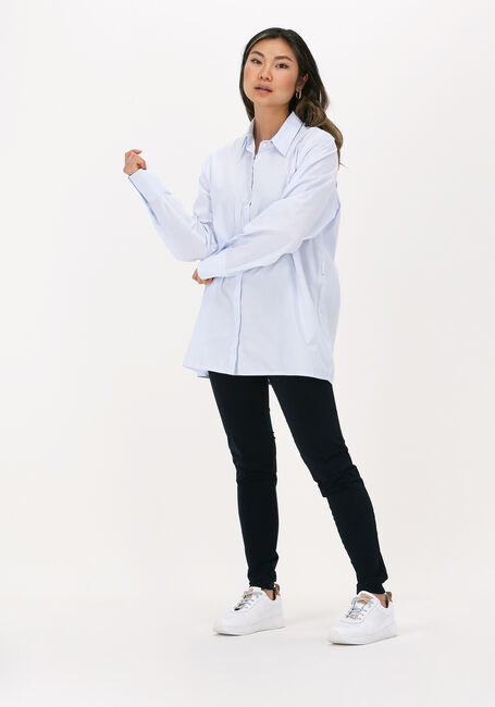 Blauwe PENN & INK Blouse SNNF1062 - large