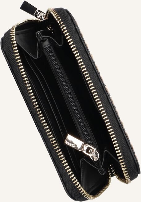 Zwarte GUESS Portemonnee ZAMIRA SLG MEDIUM ZIP AROUND Zwarte GUESS Portemonnee ZAMIRA SLG MEDIUM ZIP AROUND - large