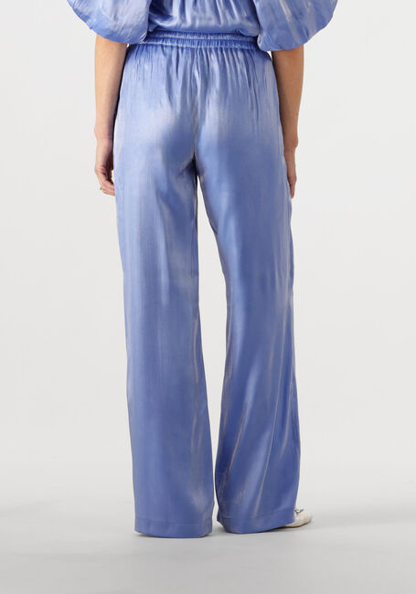 Blauwe DANTE6 Pantalon SOIR SHIMMER WIDE LEG PANTS - large