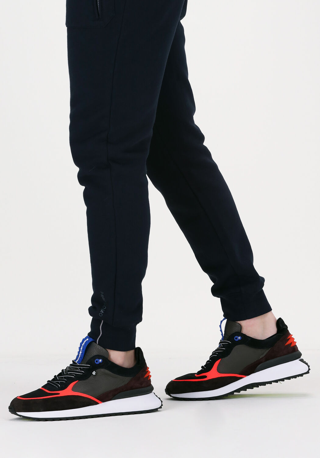 FLORIS VAN BOMMEL Baskets basses 16486 en noir - large