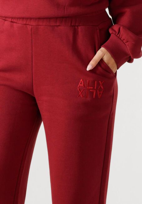 ALIX THE LABEL Pantalon de jogging LADIES KNITTED ALIX SWEAT PANTS Bordeaux - large