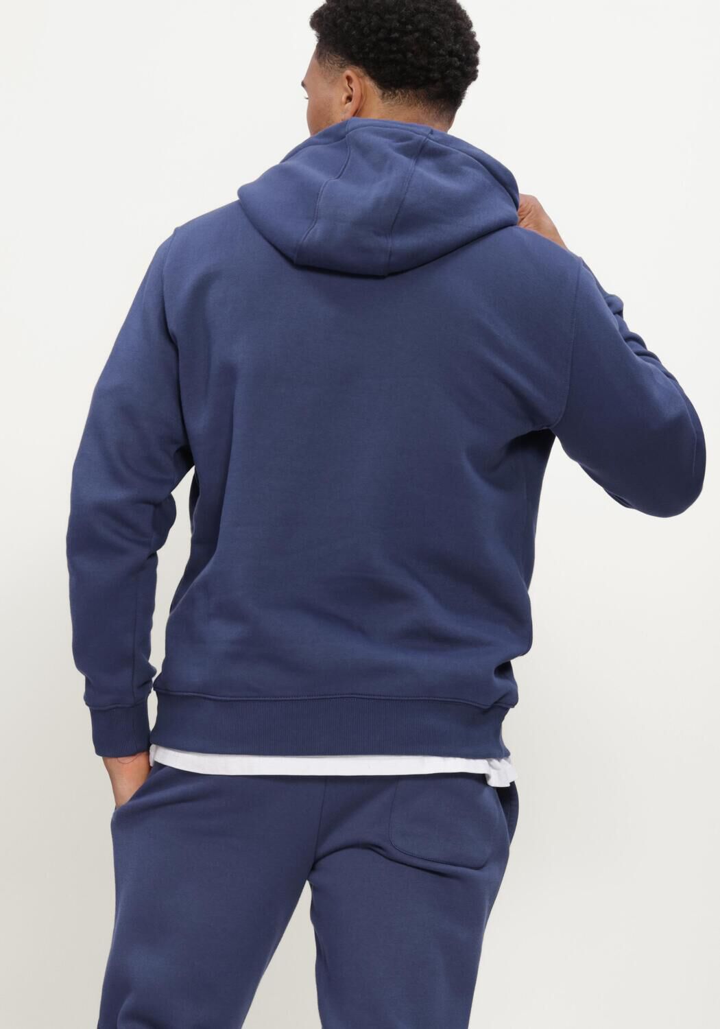 Donkerblauwe TOMMY JEANS Sweater TJM REG S FLAG HOODIE EXT - large