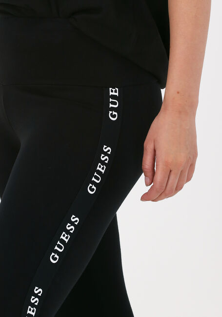 Zwarte GUESS Legging ALINE LEGGINGS 4/4 ECO JERSEY - large