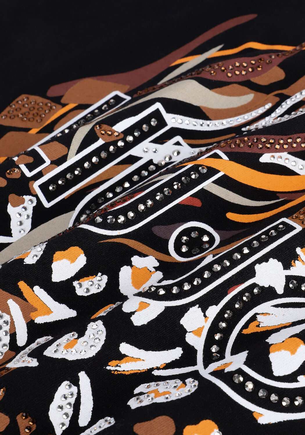 Zwarte LIU JO T-shirt ECS T-SHIRT MODA M/C - large