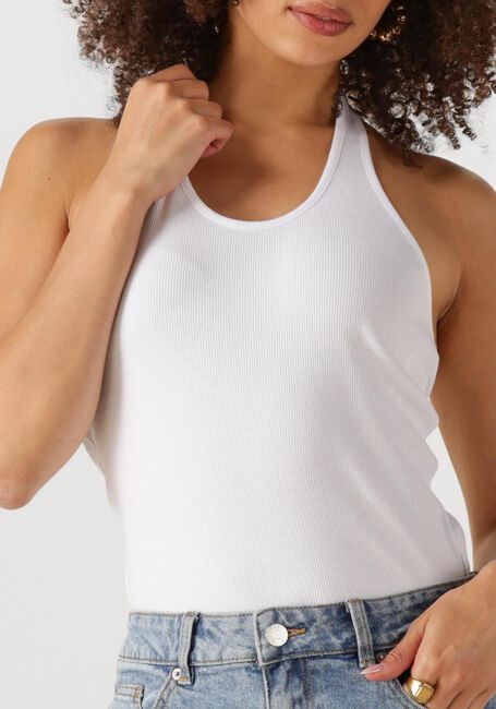 SELECTED FEMME Haut SLFANNA SL HALTERNECK TOP en blanc - large