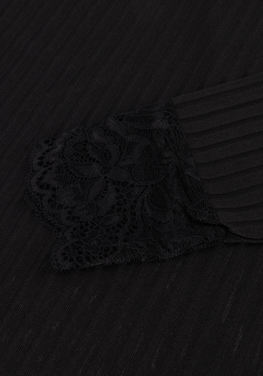 Zwarte Y.A.S. Tops & T-shirts YASBLACE LS TOP - large