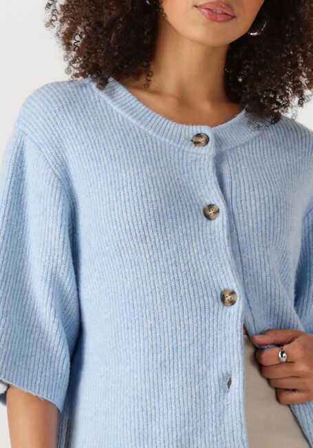 Lichtblauwe MODSTRÖM Vest NOEMD CARDIGIAN - large