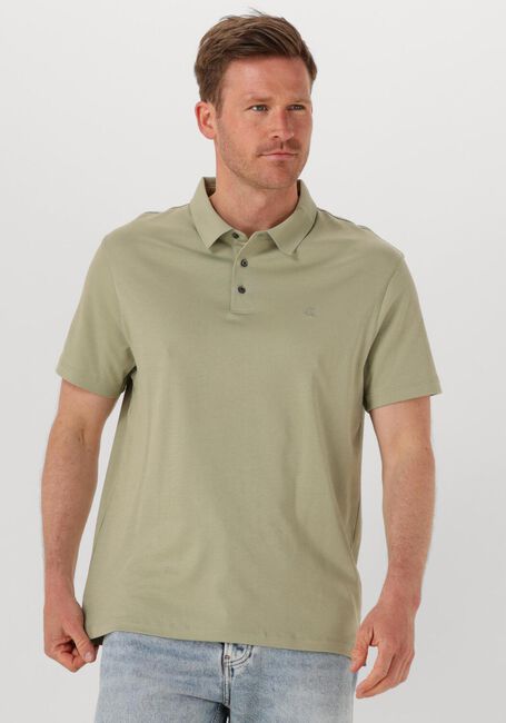 Groene CALVIN KLEIN Polo SS SUPIMA CHEST EMB - large