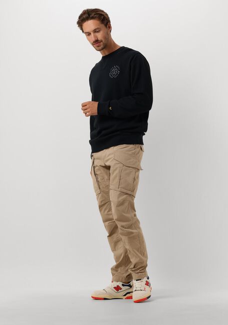 LYLE & SCOTT Chandail STAMP CREW NECK SWEATSHIRT Bleu foncé - large