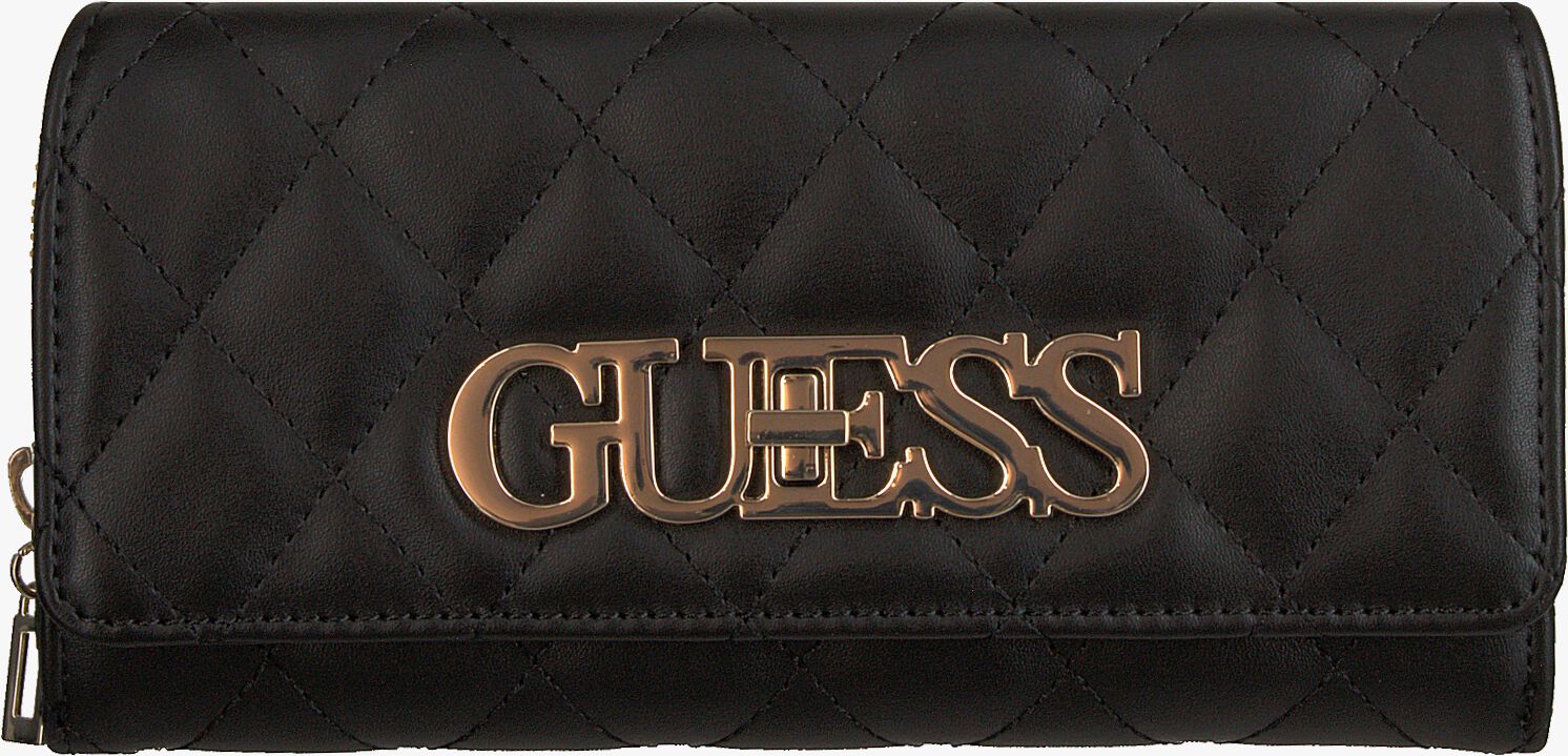 GUESS Porte-monnaie SWEET CANDY SLG LRG CLTCH ORG en noir | Omoda