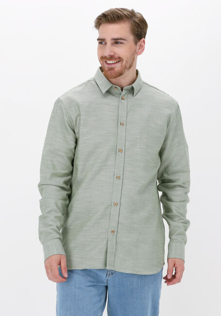 ANERKJENDT Chemise décontracté AKKONRAD STRUCTURE SHIRT en vert - large