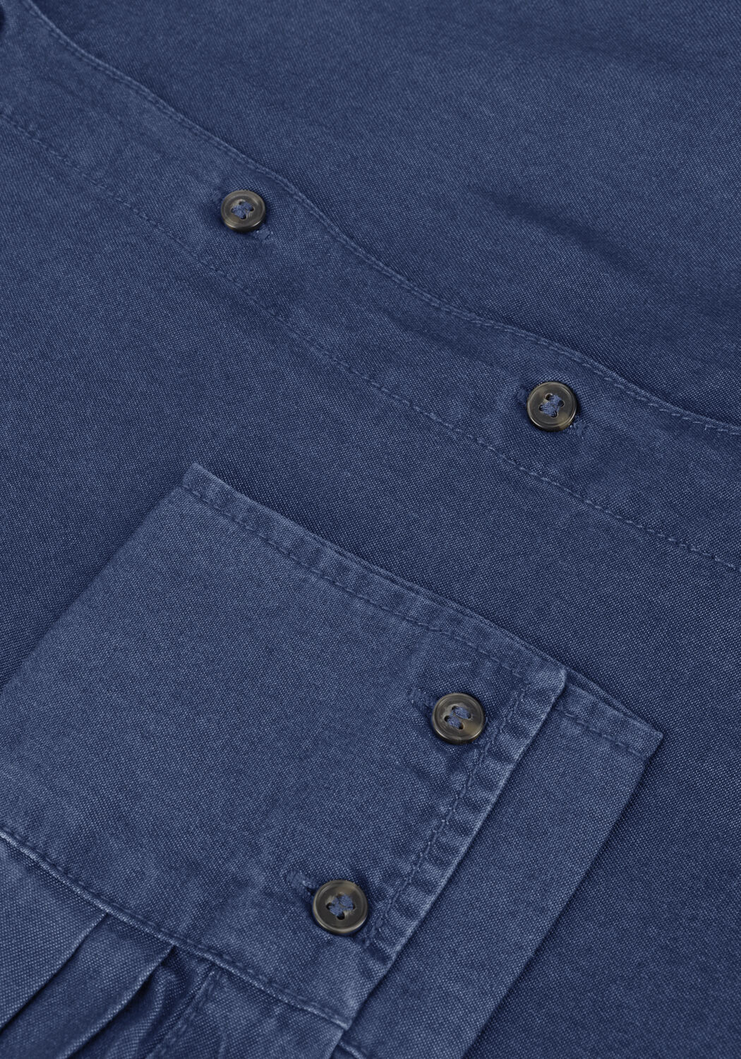 Donkerblauwe SELECTED WOMEN  SLFJANNA LS RELAXED CHAMBRAY SHIRT - large