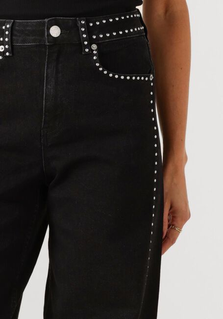 Y.A.S. Wide jeans YASNOELLE HMW STUDDED JEANS Gris foncé - large